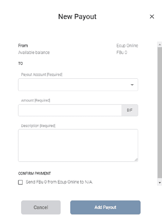 New Payout
