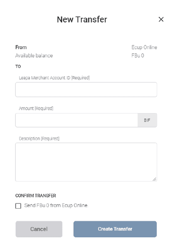 New transfer